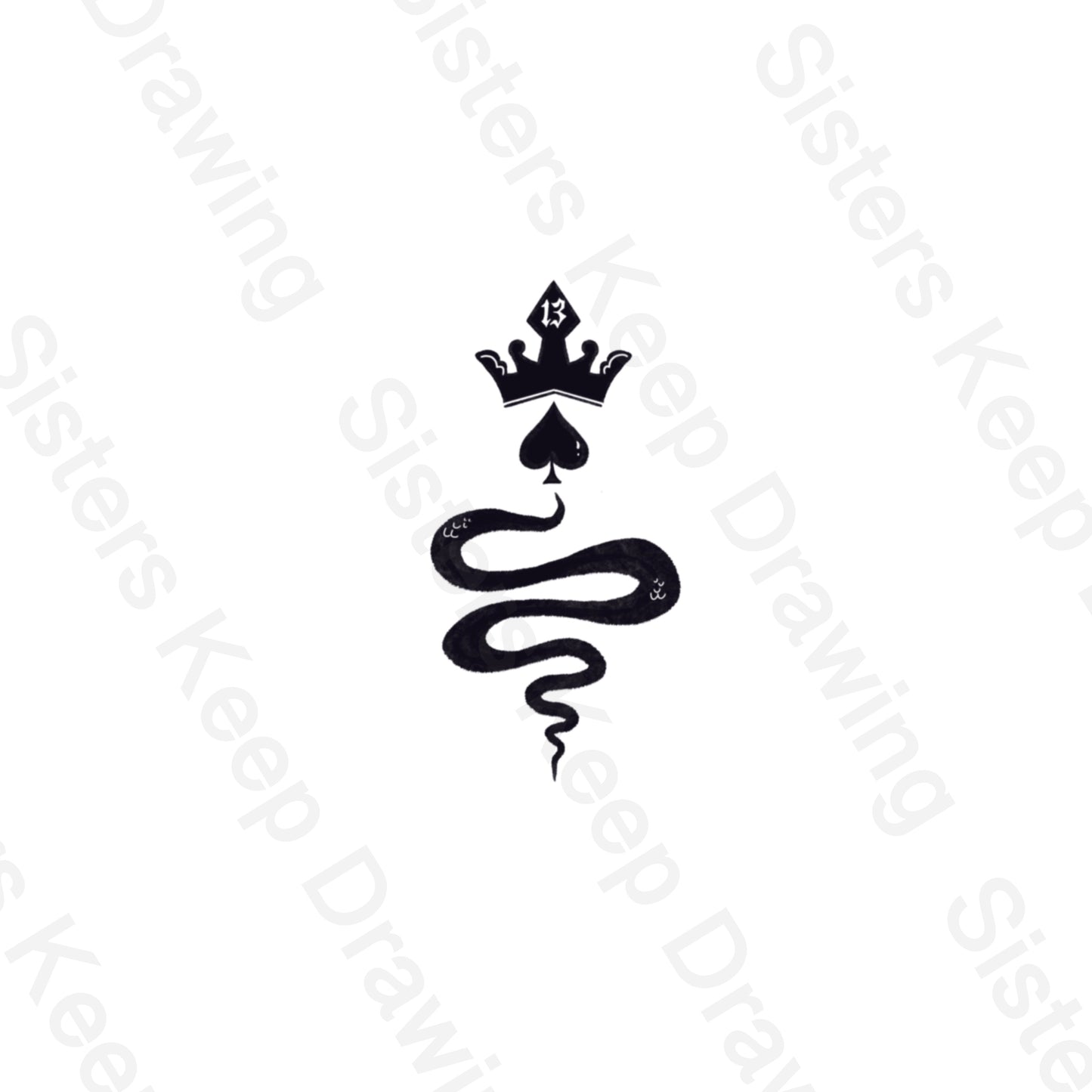 King of my heart Snake-Taylor Swift Inspired tattoo - Tattoo Transparent Permission PN