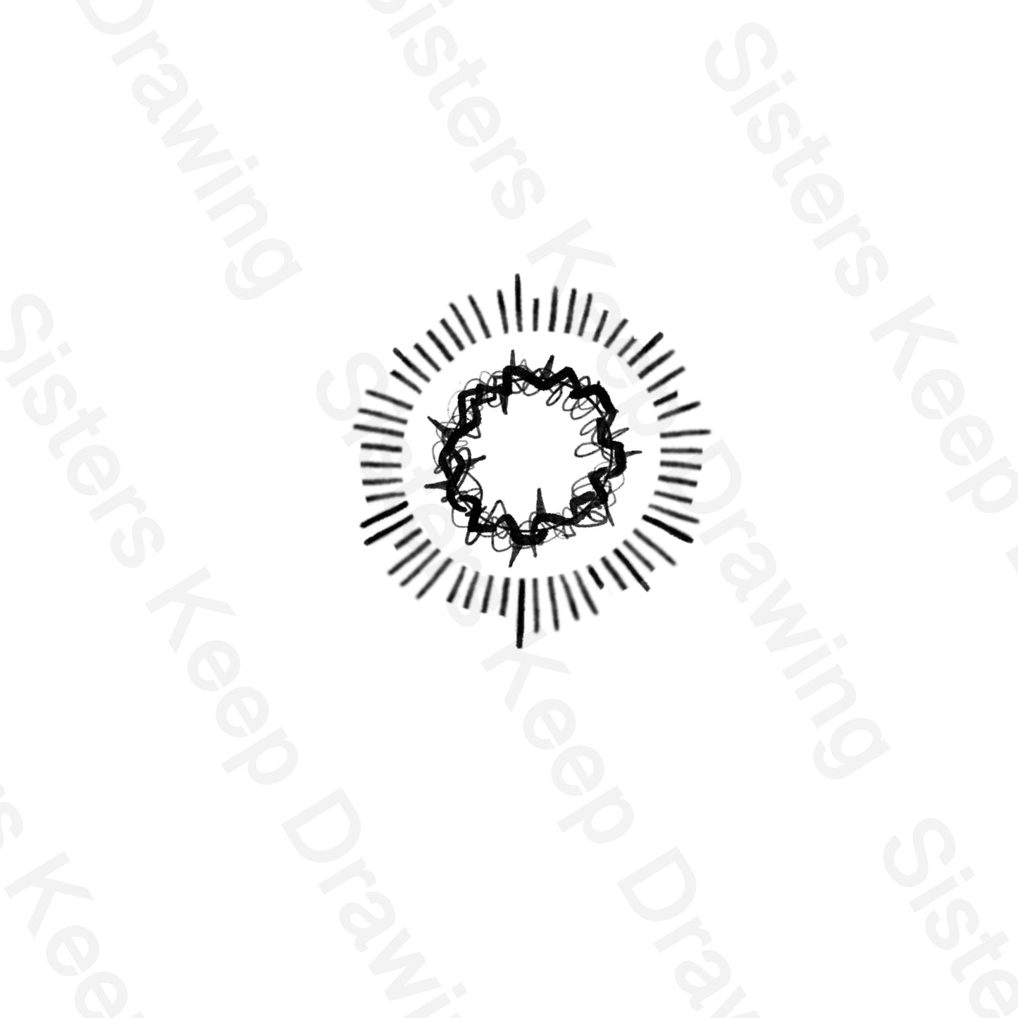 Light and Salvation/Sun and Thornes - Bible - Tattoo Transparent PNG