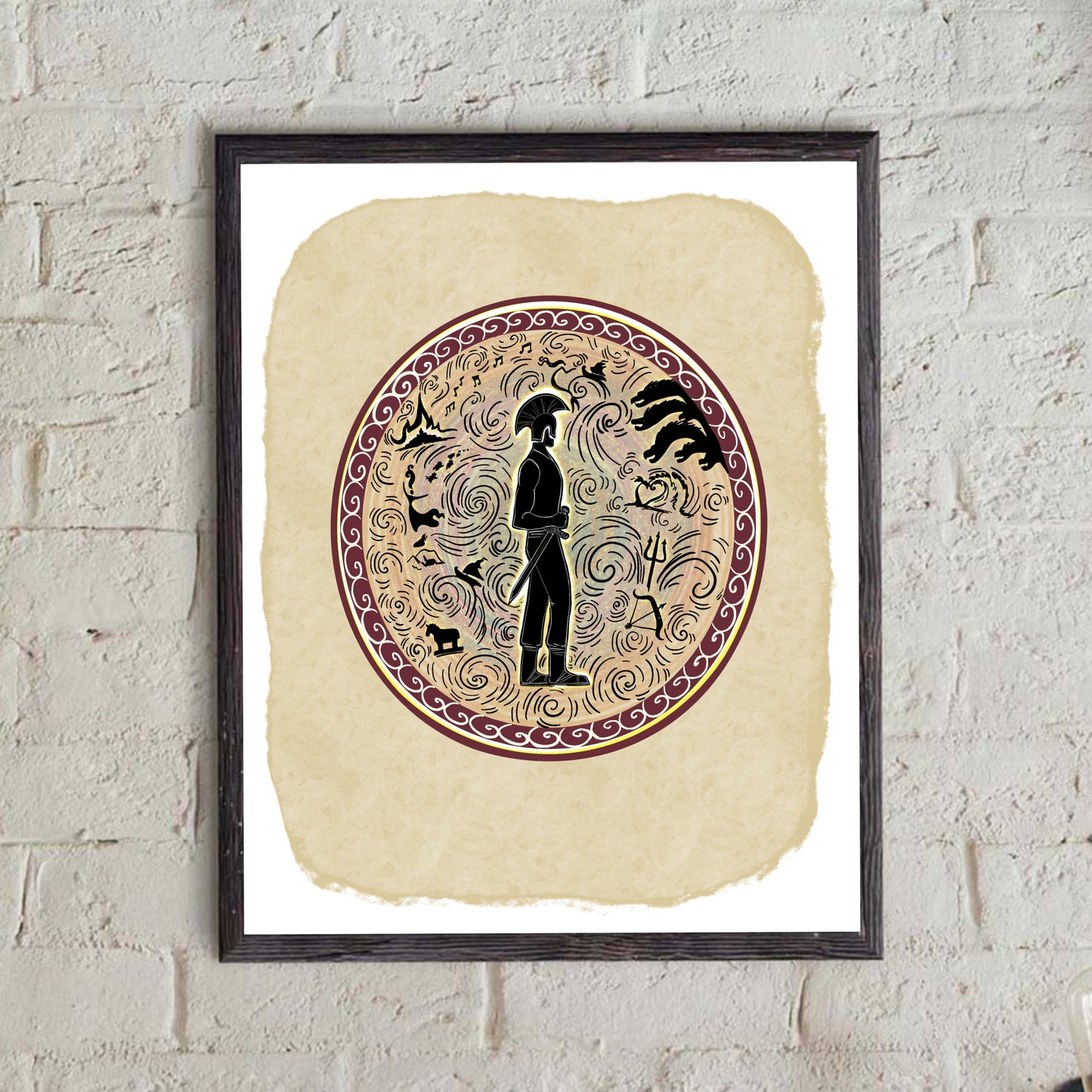 Odysseus with Adventures - Epic Inspired print