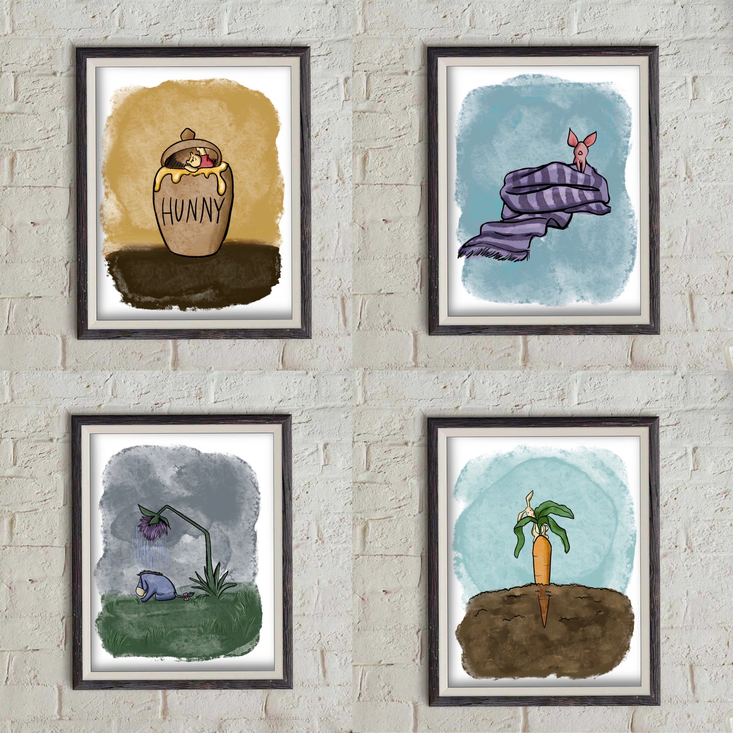 Pooh Characters Bundle - Pooh print
