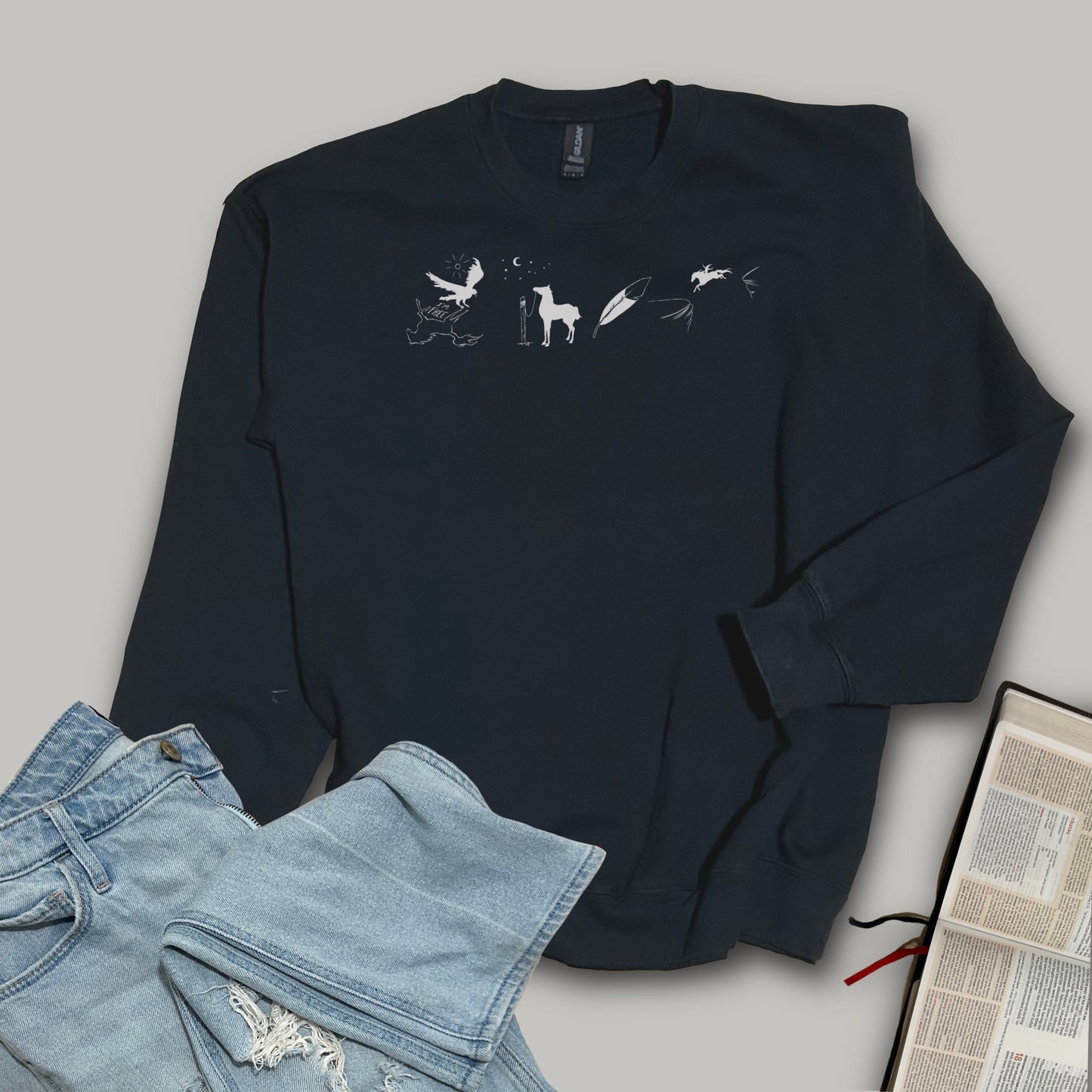 Spirit Inspired - Horse Collage - Softstyle Crewneck