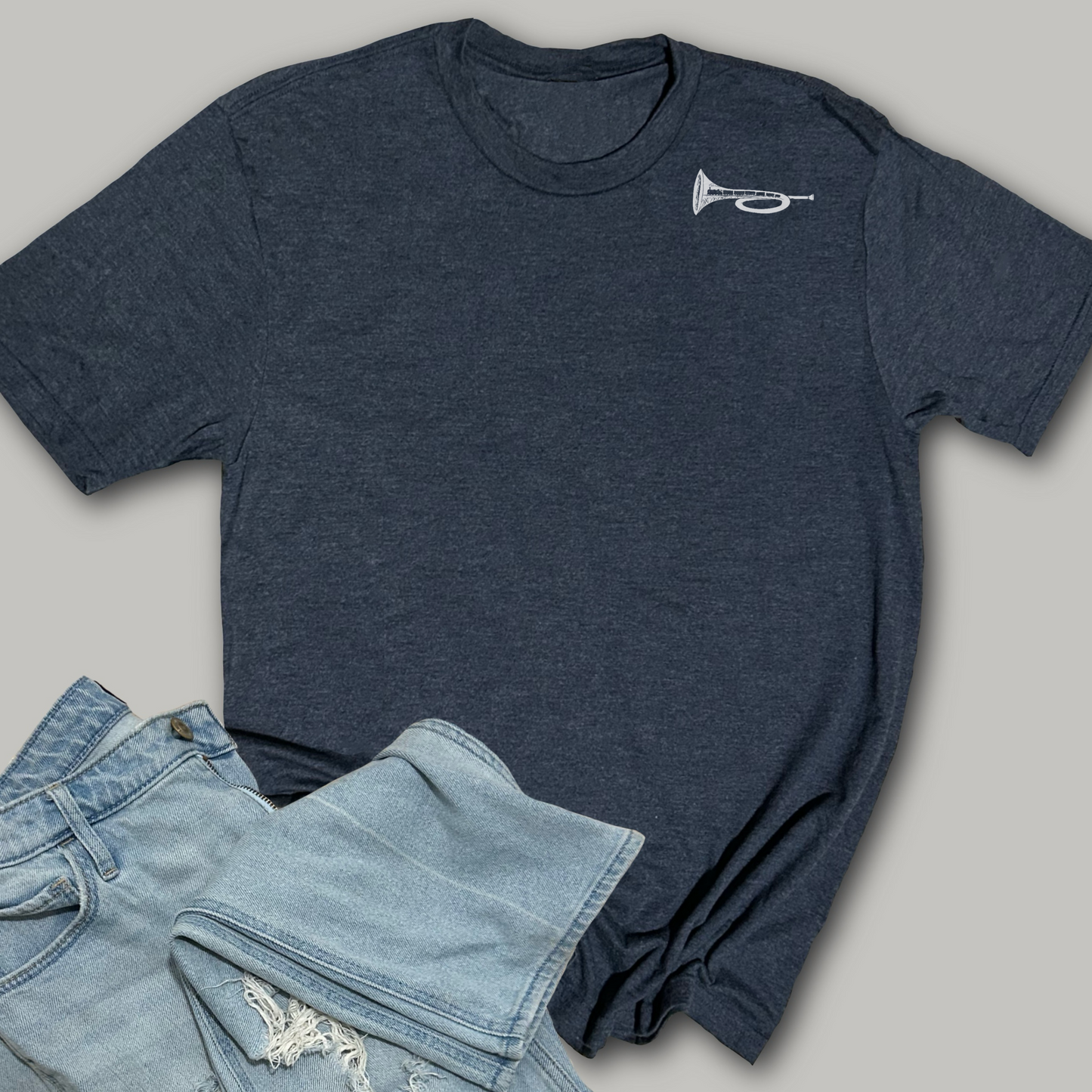 Spirit Inspired - Train Inside Bugle - Softstyle Triblend T-Shirt