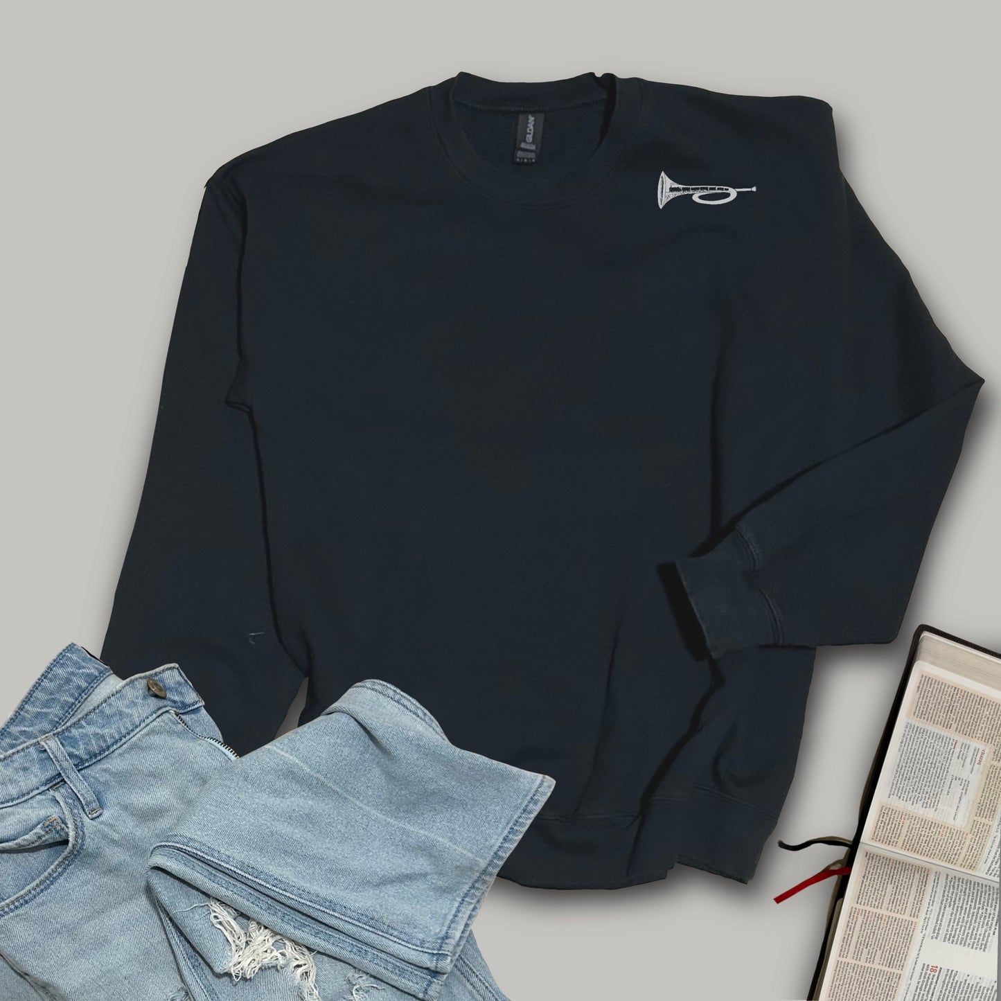 Spirit Inspired - Bugle inside Train - Softstyle Crewneck