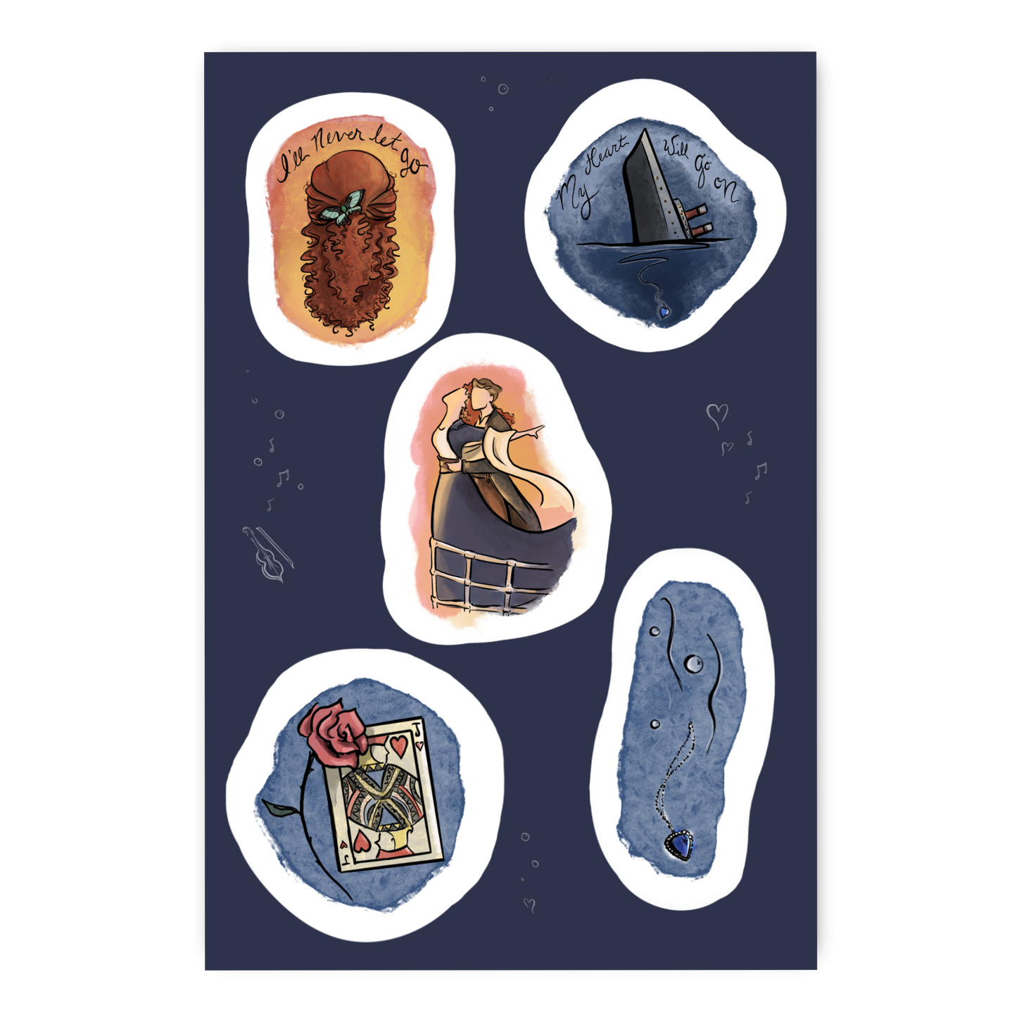 Titanic Sticker Sheet