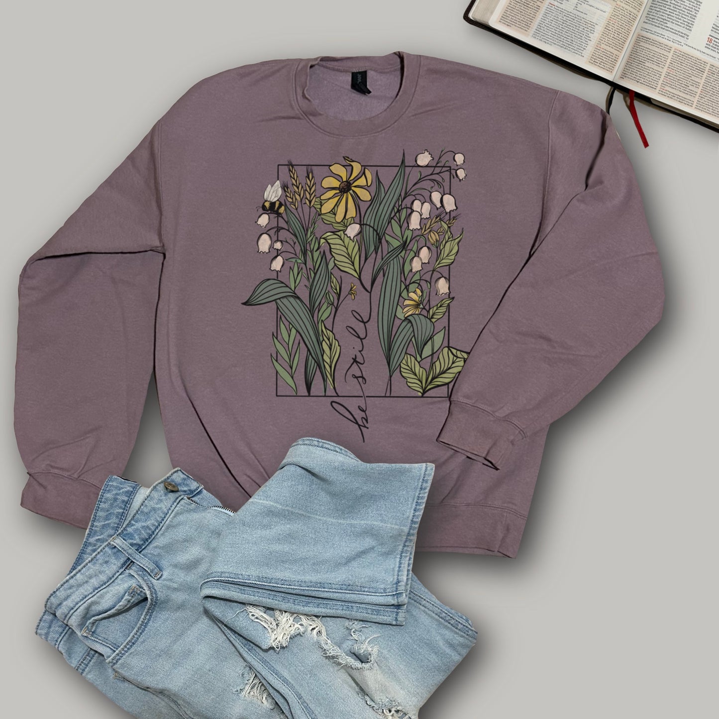 Be Still - Lily of the Valley - Softstyle Crewneck