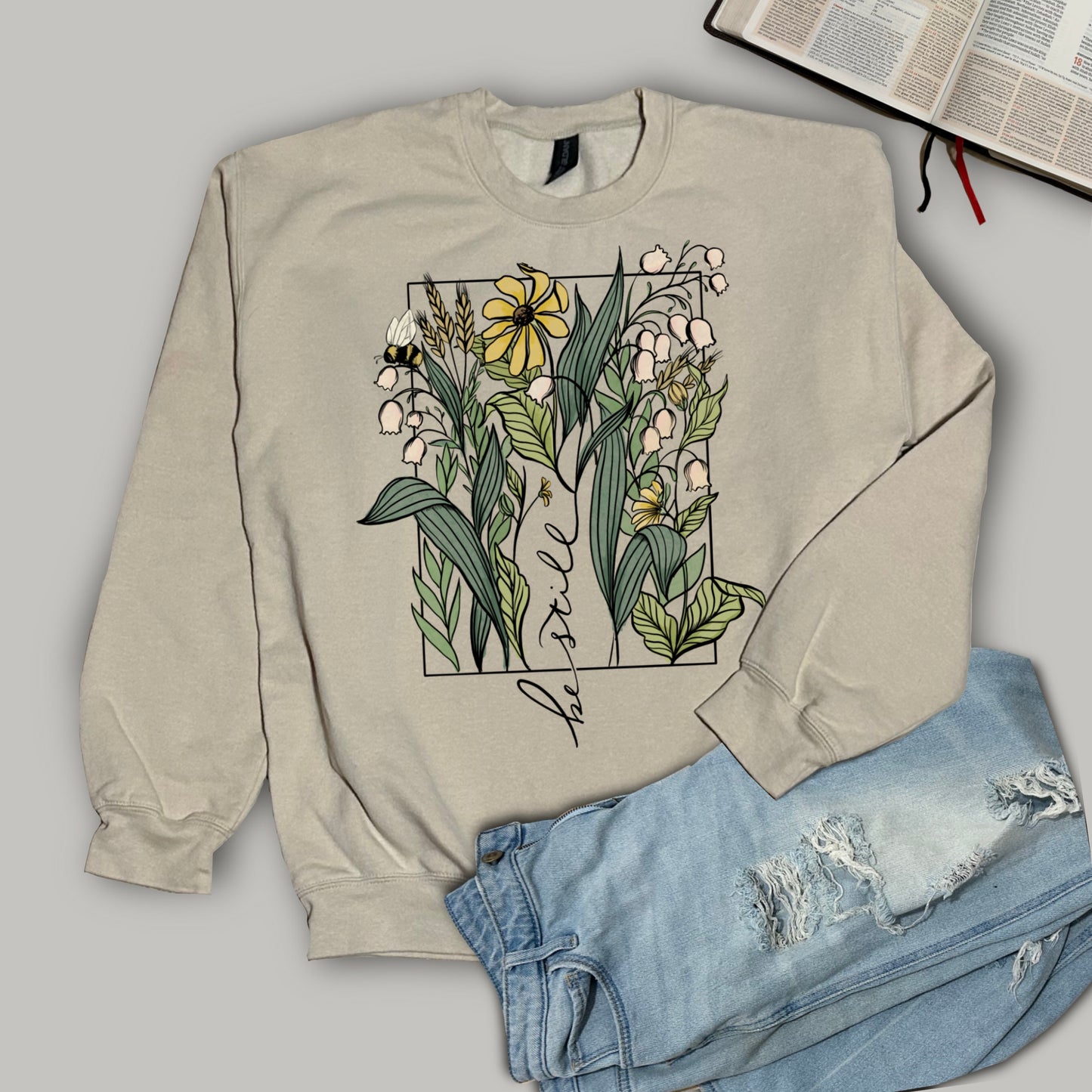 Be Still - Lily of the Valley - Softstyle Crewneck