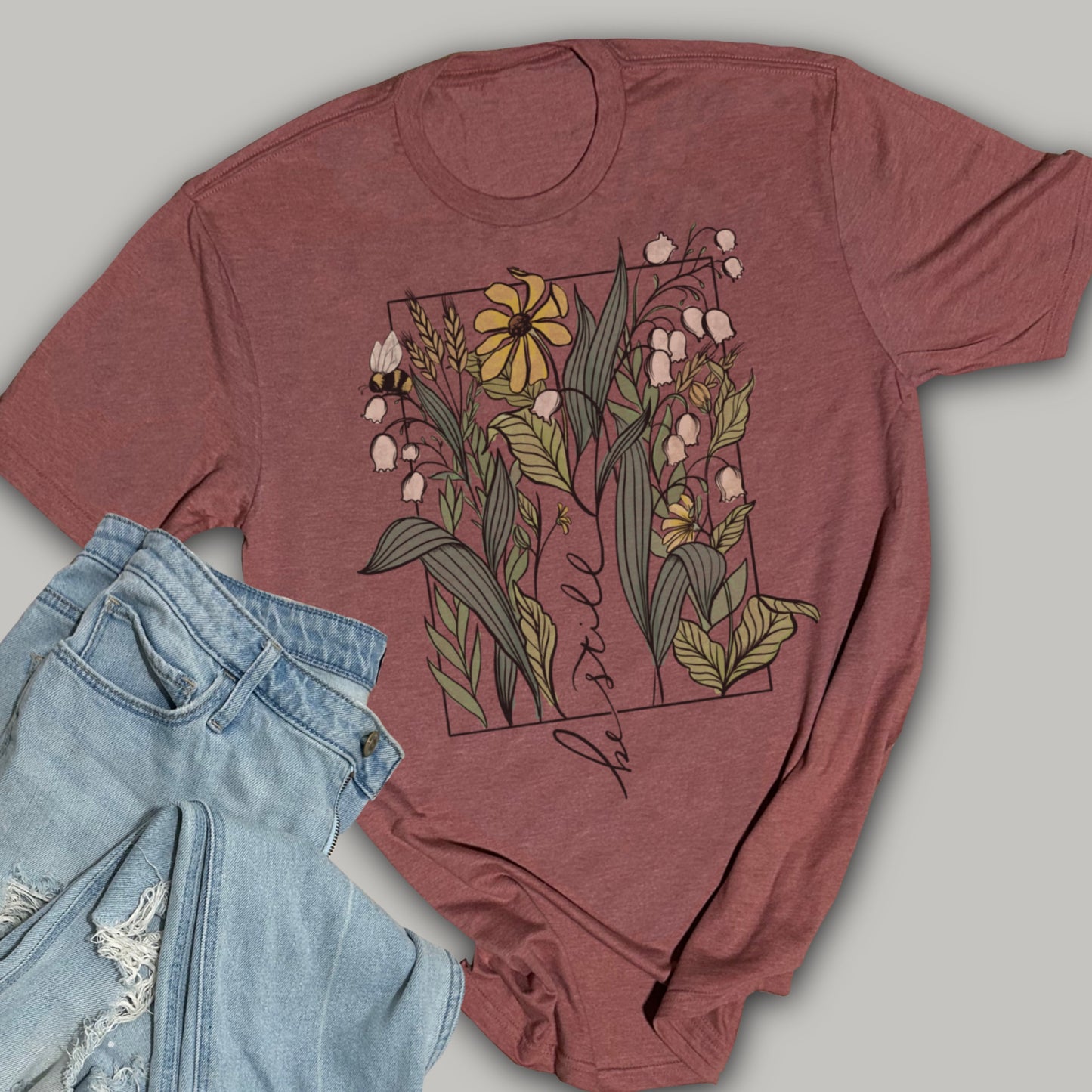 Be Still - Lily of the Valley - Softstyle Triblend T-Shirt