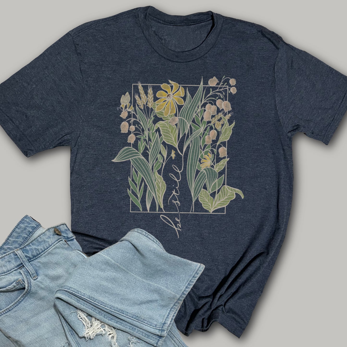 Be Still - Lily of the Valley - Softstyle Triblend T-Shirt