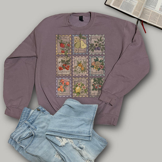 Fruit of the Spirit Stamps - Softstyle Crewneck