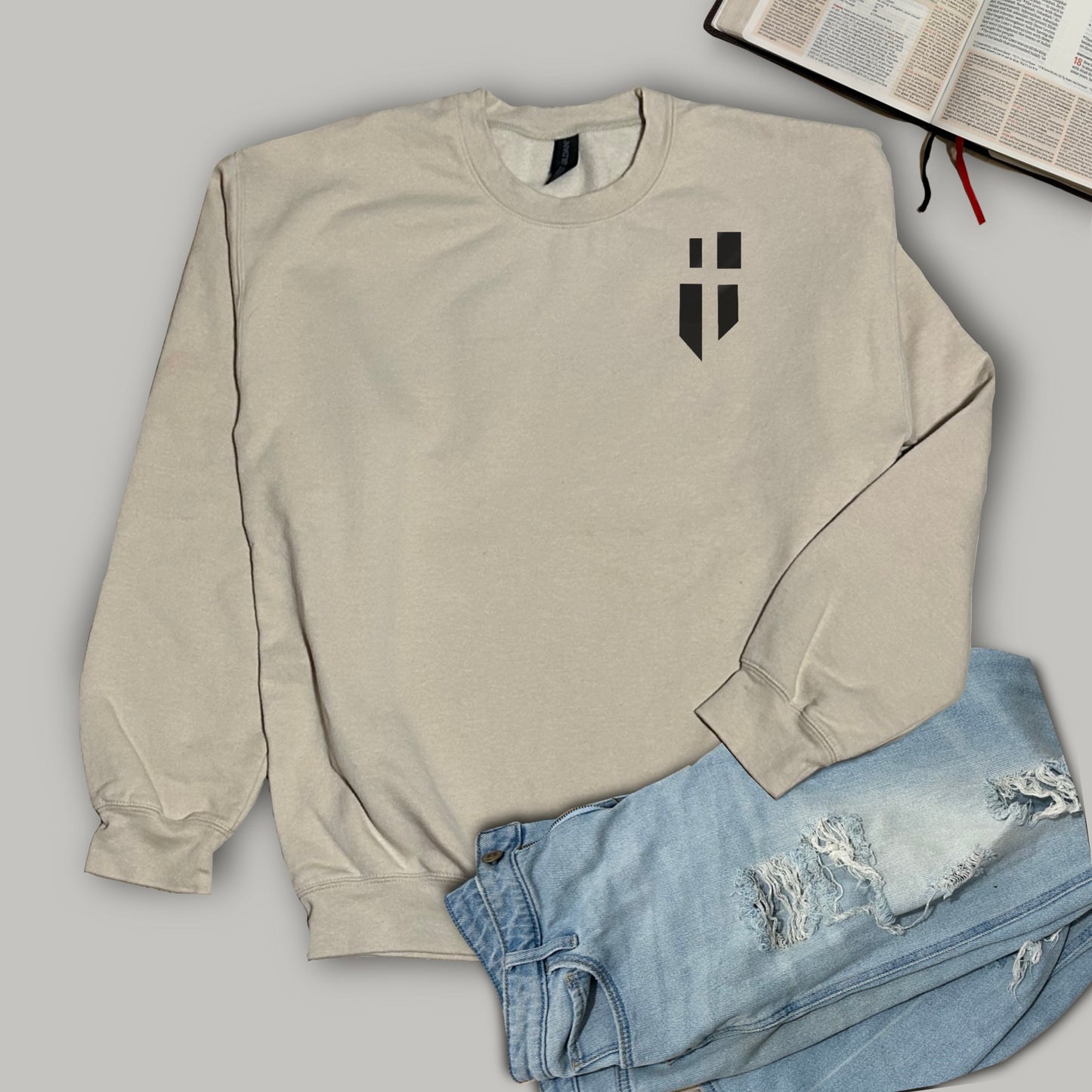 My God Did Not Fail - Lion and Dove - Softstyle Crewneck