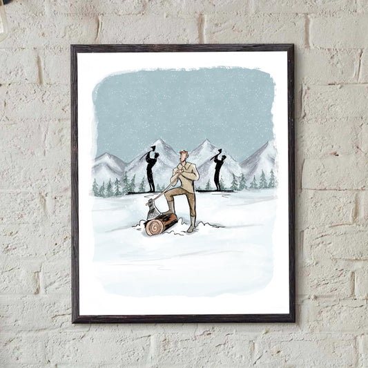Chopping Wood Song - Lonesome - Seven Brides for Seven Brothers Inspired print