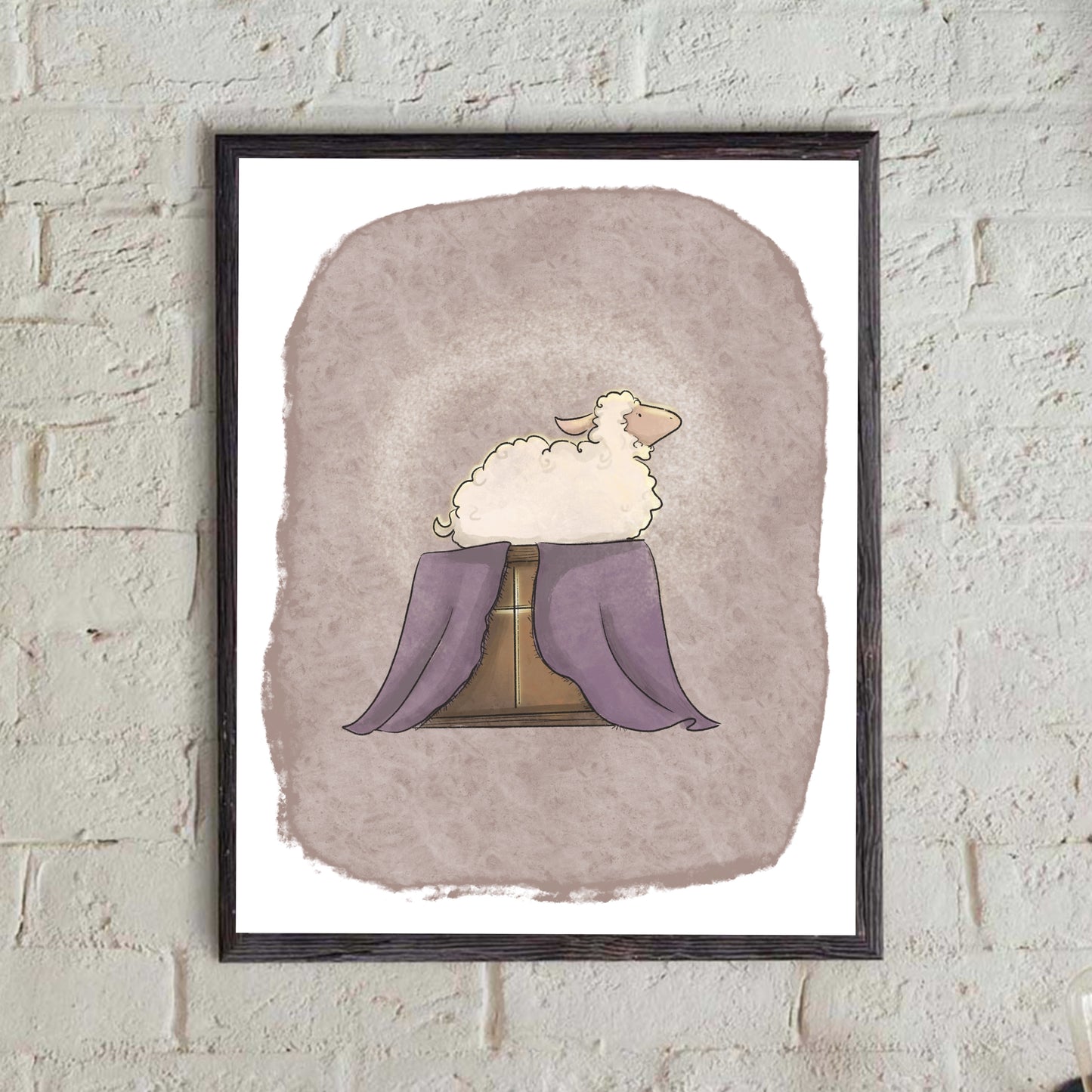 Little Lamb on the Altar - Jesus Miracles & Ministry - Bible Print