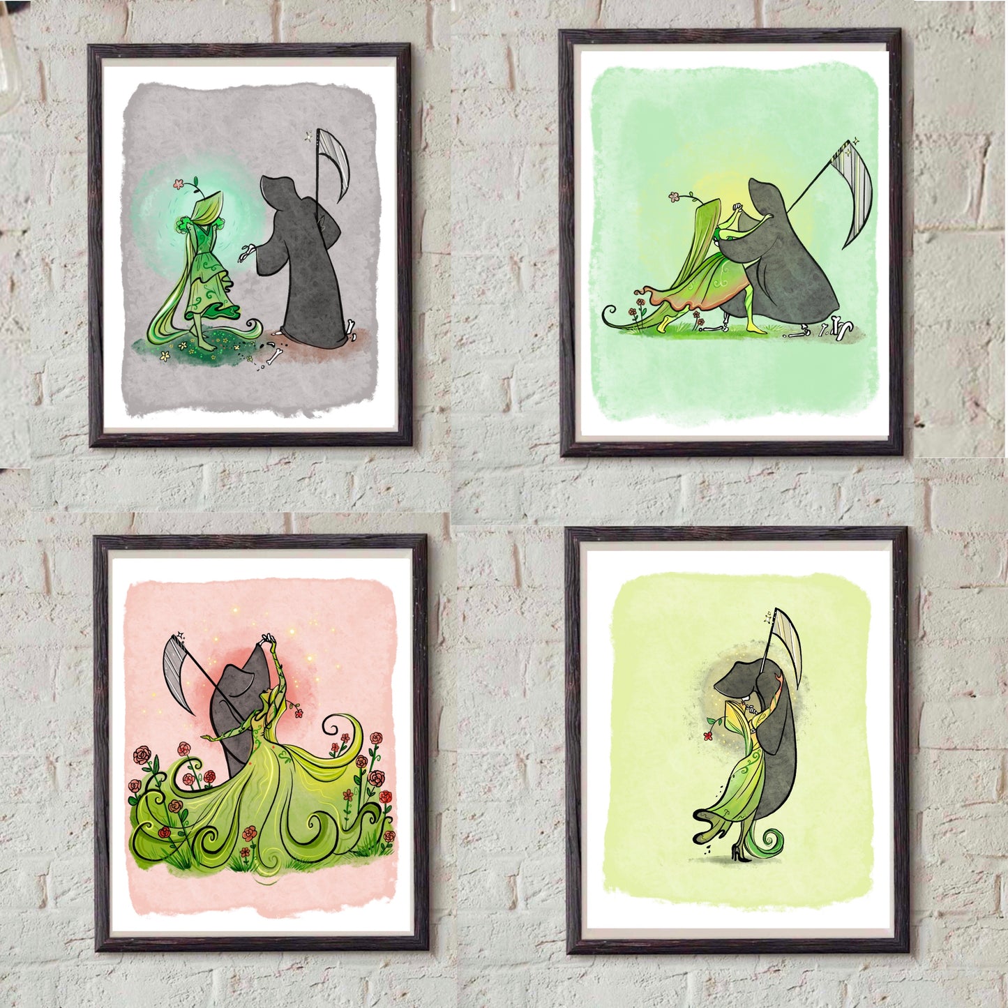 Grim Reaper Dance of Death Bundle - Print