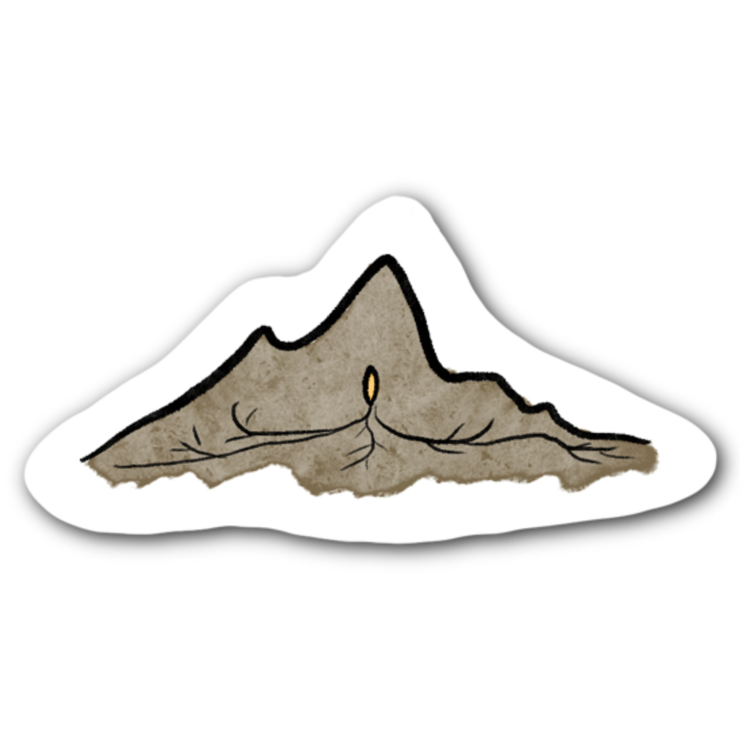 Mustard Seed- Bubble free sticker E2