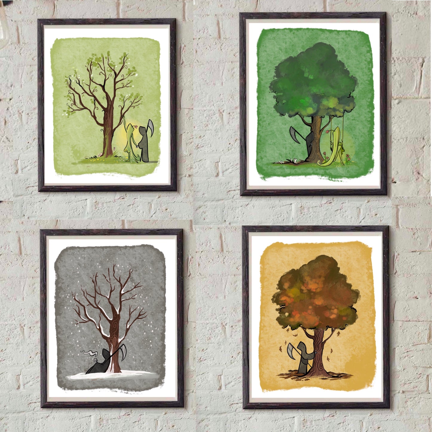 Grim Reaper and Life Seasons Bundle - Print