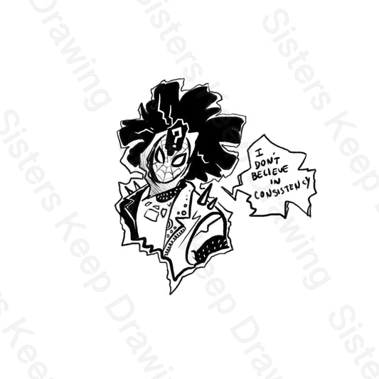 Spiderverse Hobie secret identity marvel - Tattoo Transparent PNG