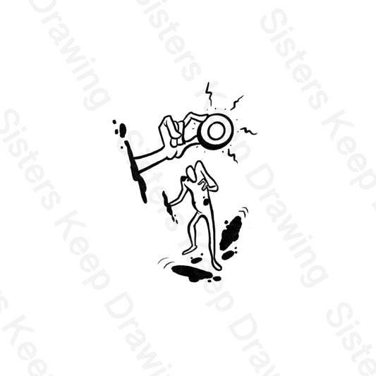 Spiderverse Spot and bagel- marvel-Tattoo Transparent PNG