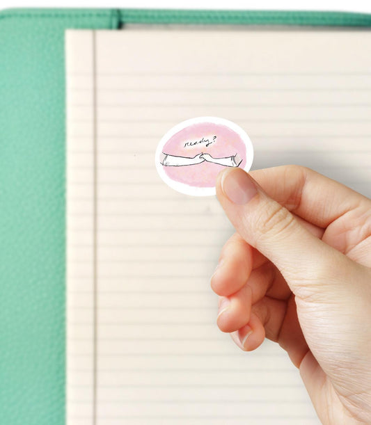 Escorting to ball - Princess Diaries Inspired Bubble free sticker J2