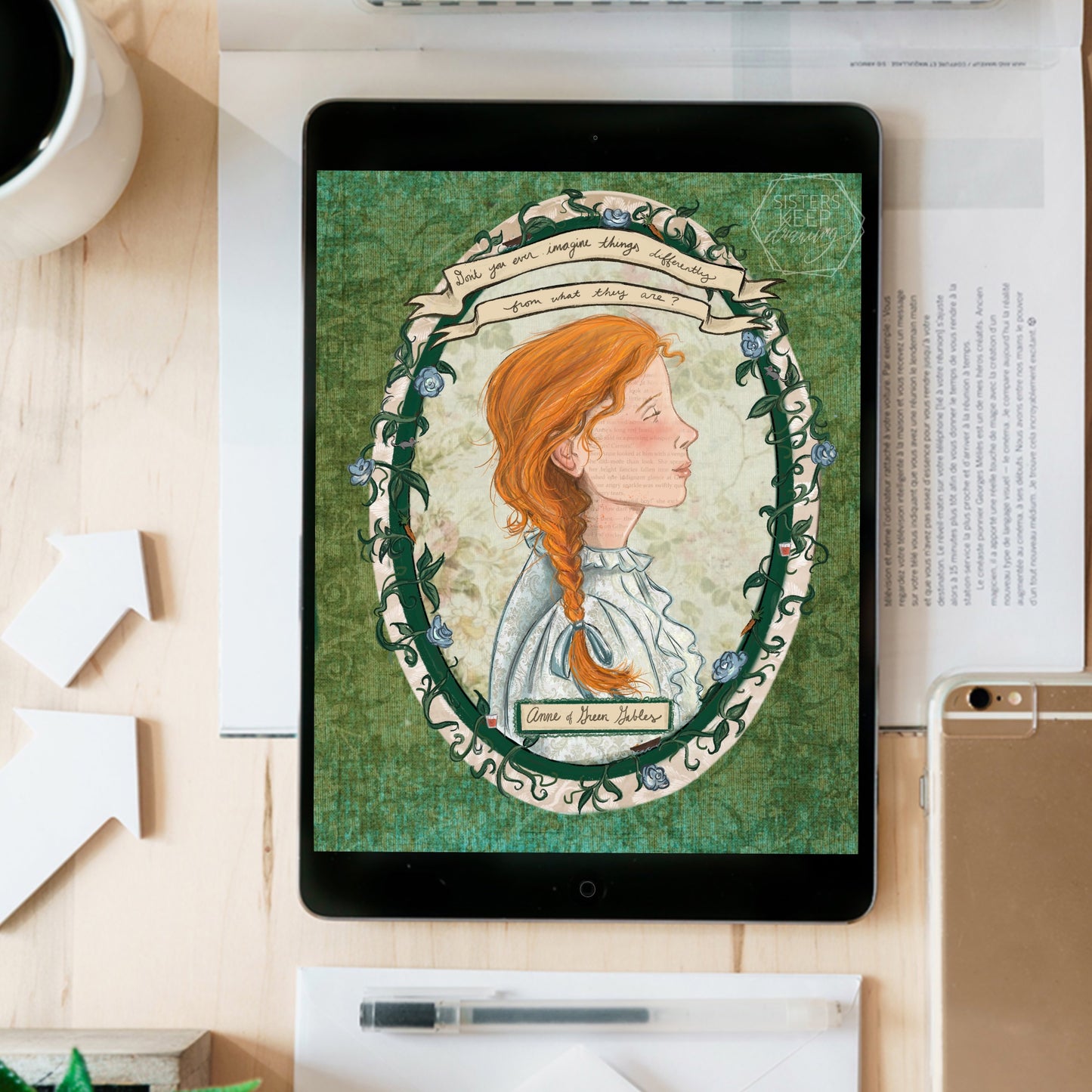 Anne of Green Gables- instant download digital printable artwork