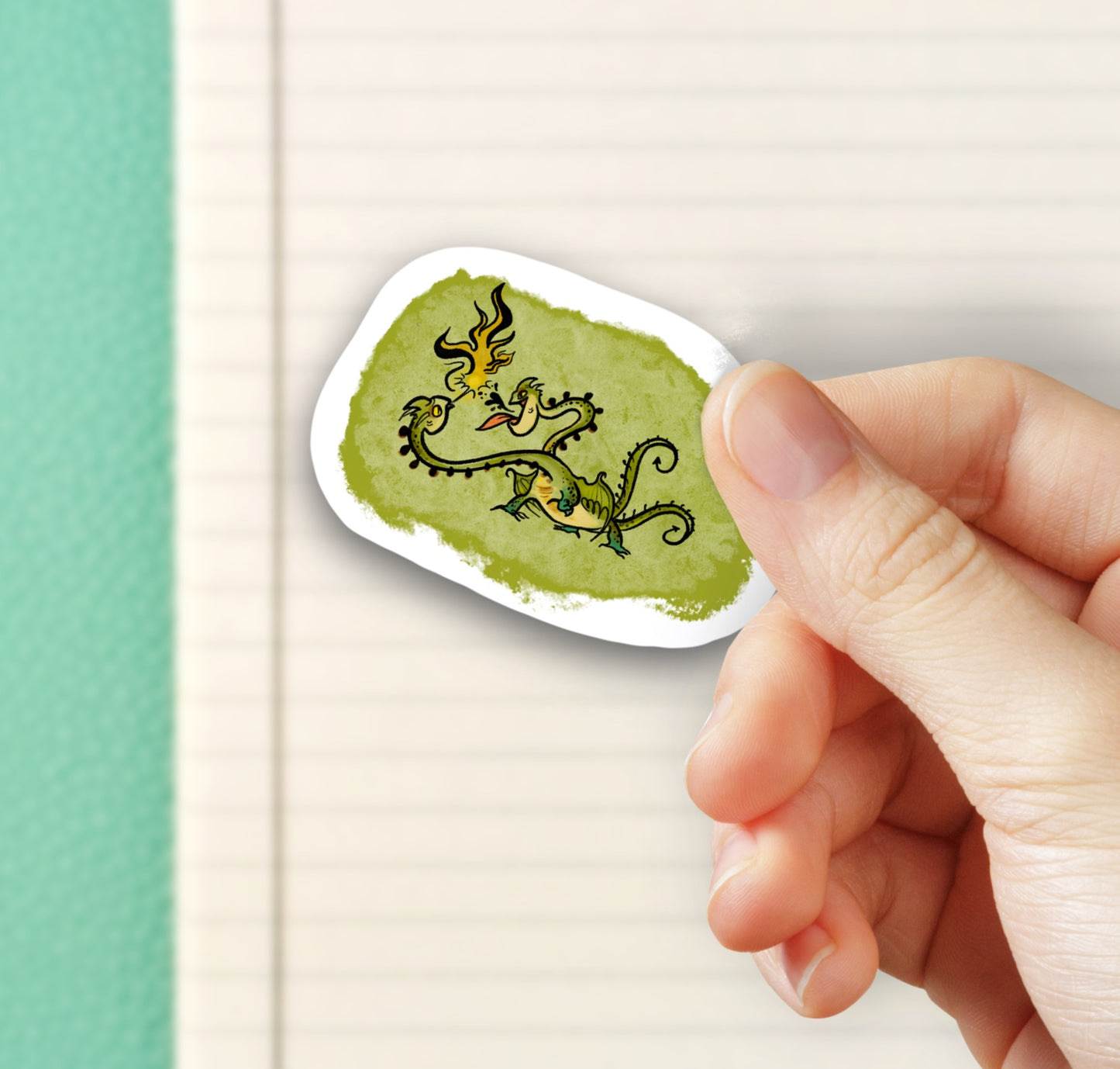Zippleback Dragon - Bubble free sticker