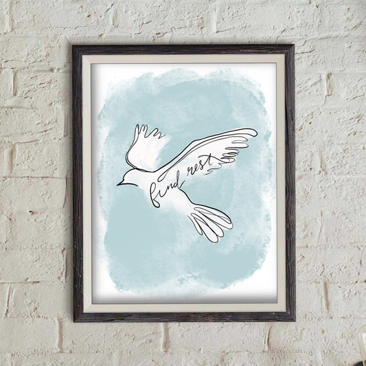 Find Rest Bible Print