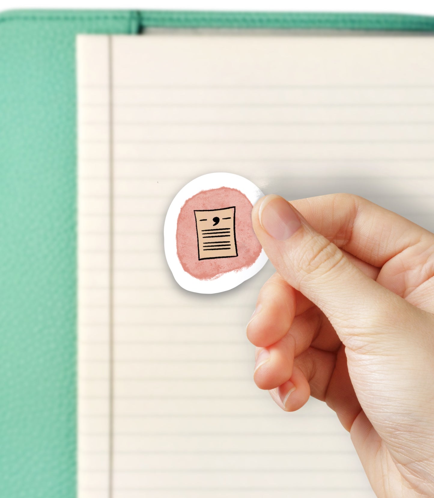 Angelica's Comma- Bubble free sticker H2