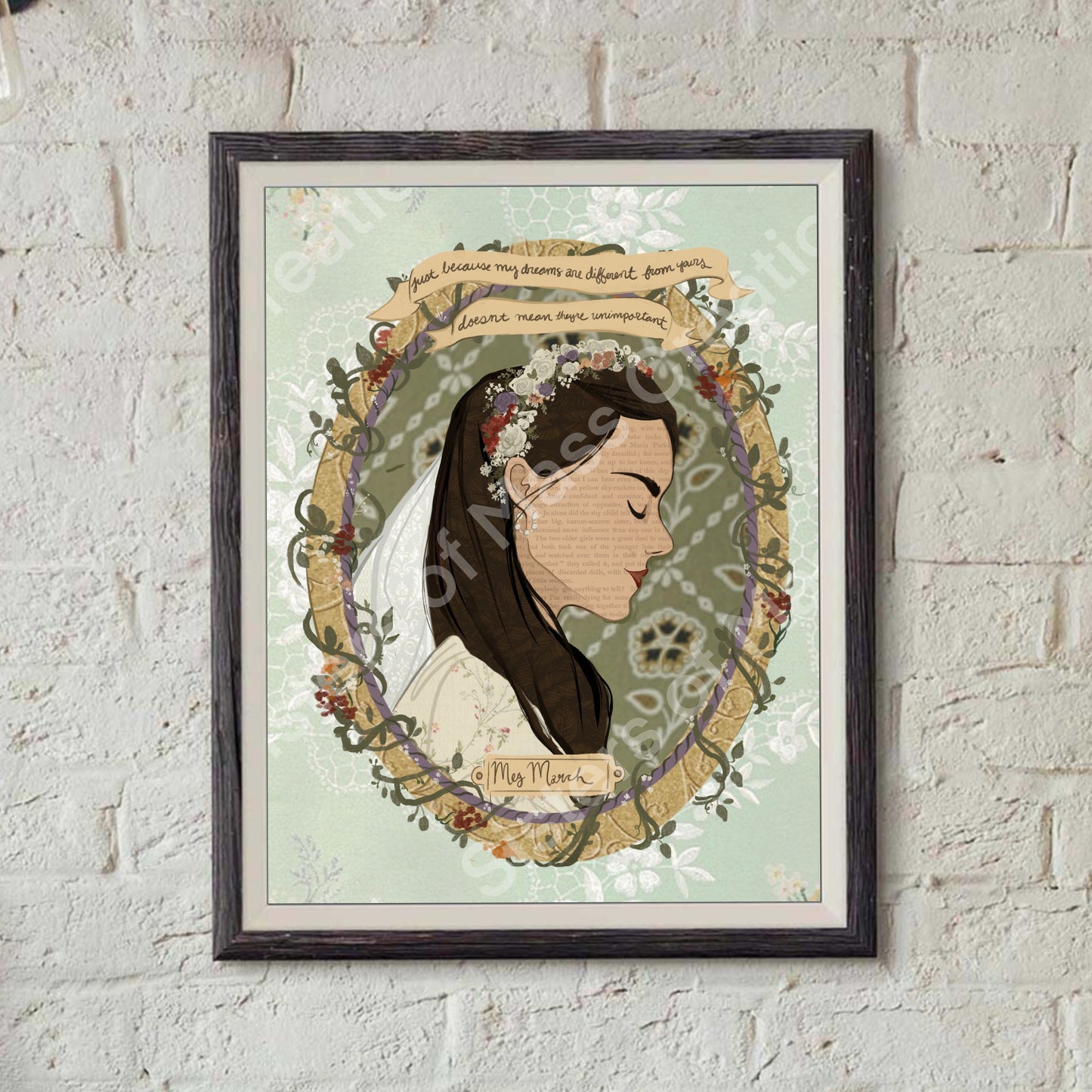 Meg March little women - Print