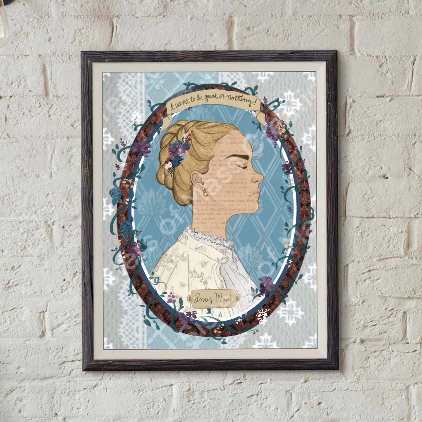 Amy March little women- Print