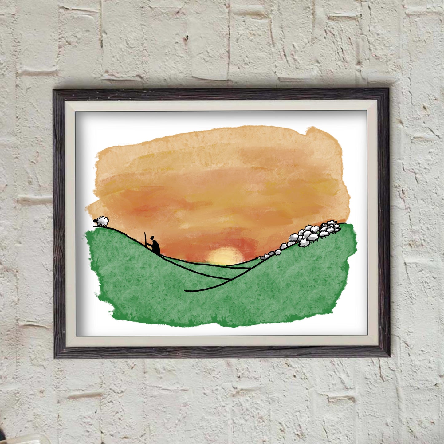 One Lost Sheep Print