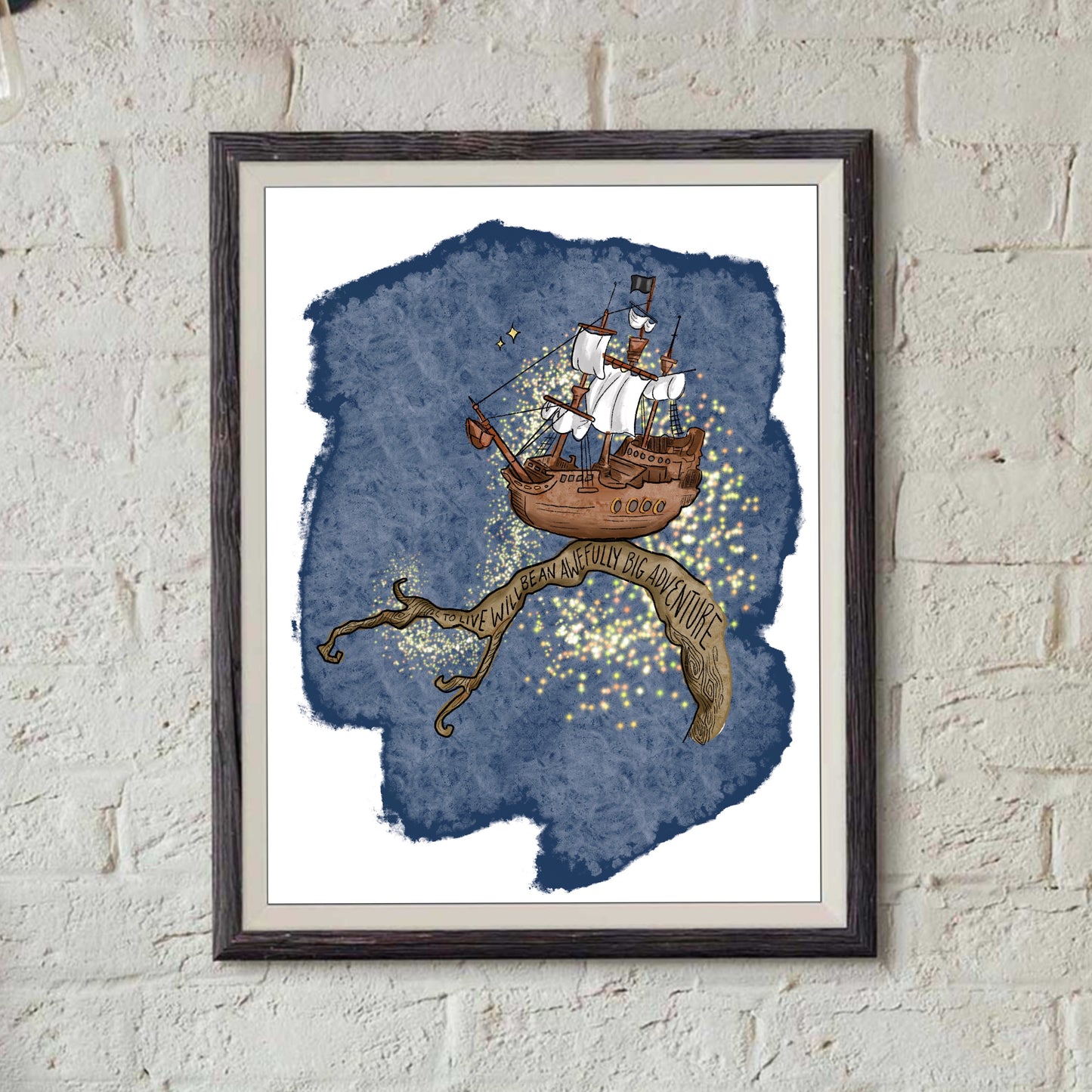 Peter Pan- To Live Will Be An Awfully Big Adventure Print