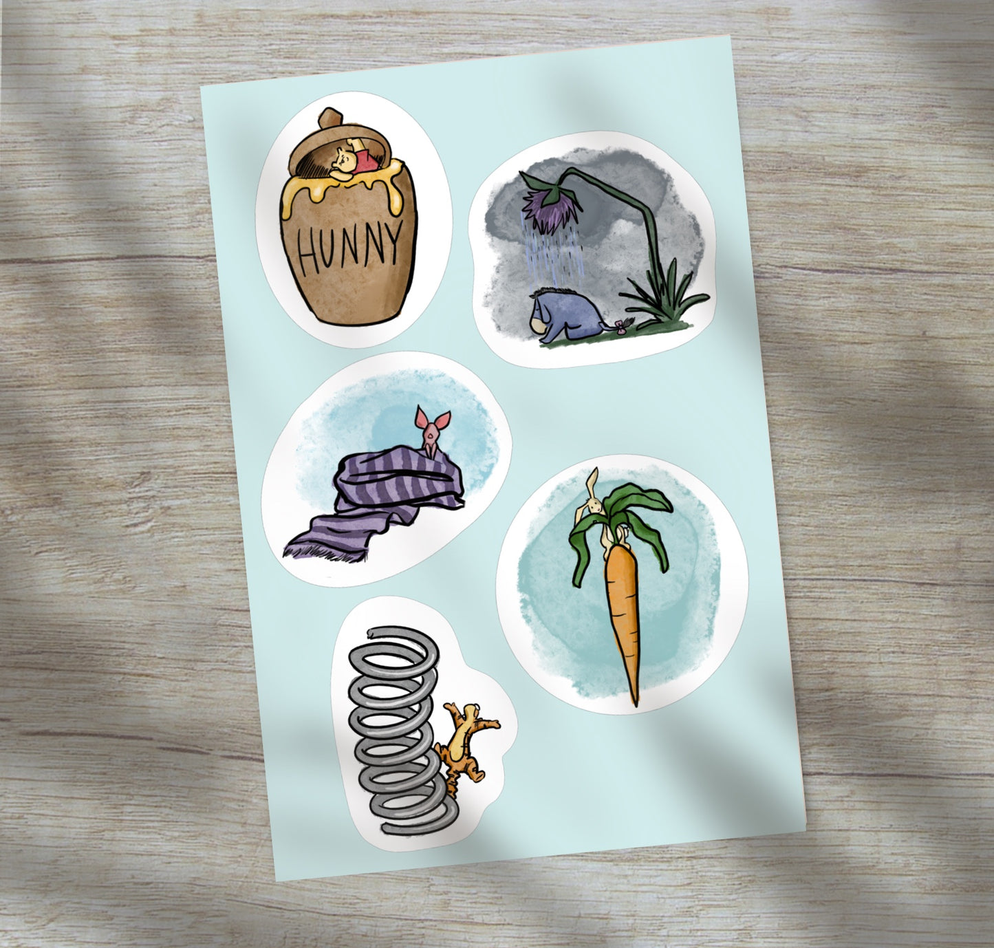 Winnie the Pooh Sticker Sheet