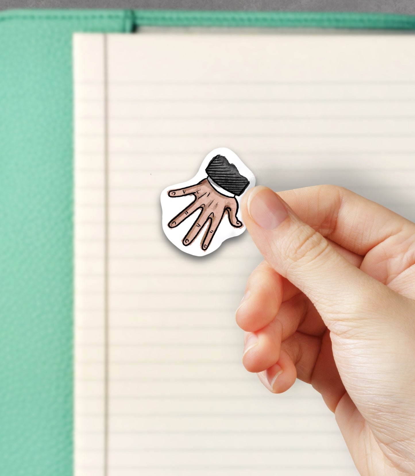 Mr. Darcy's Hand Flex - Pride and Prejudice Themed Bubble free sticker F4