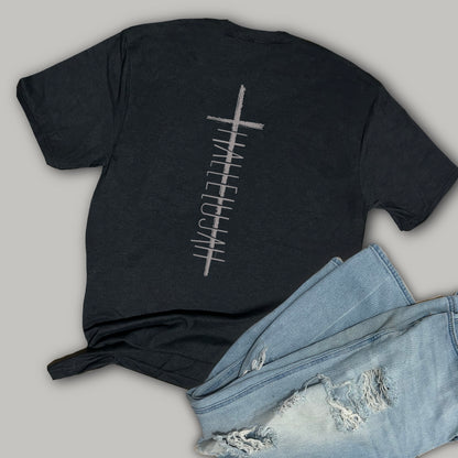 Hallelujah and Cross - Softstyle Triblend T-Shirt