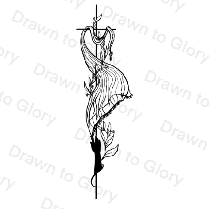 Daughter your Faith has Healed You - Mark 5:34 Bible Tattoo Transparent PNG- instant download digital printable artwork