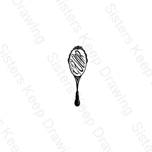 Glindas mirror Wicked Inspired- Tattoo Transparent Permission PNG
