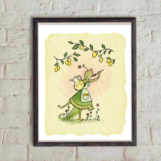Life Makes Lemonade -Grim Reaper-Print