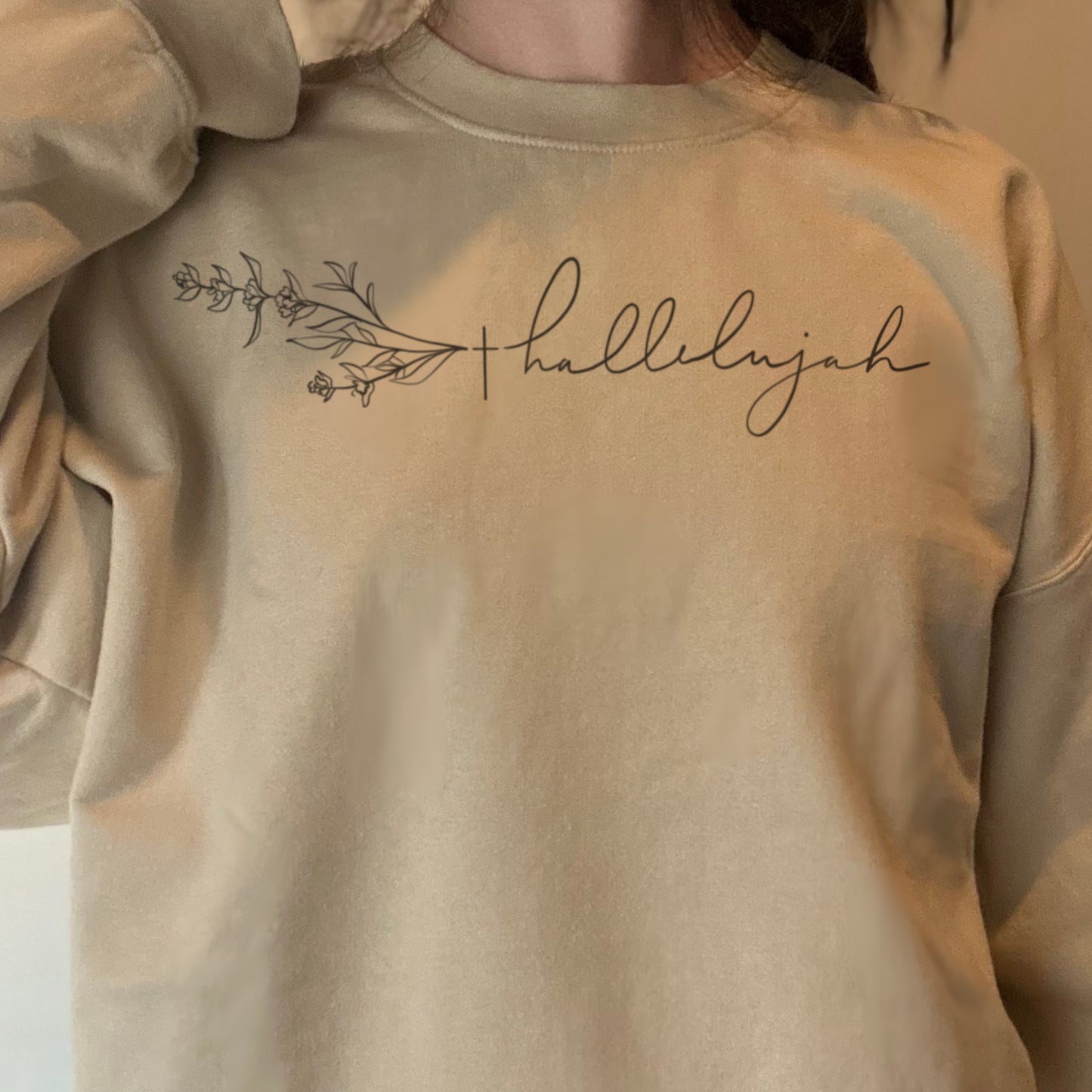 Hallelujah with Hyssop -  Softstyle Crewneck