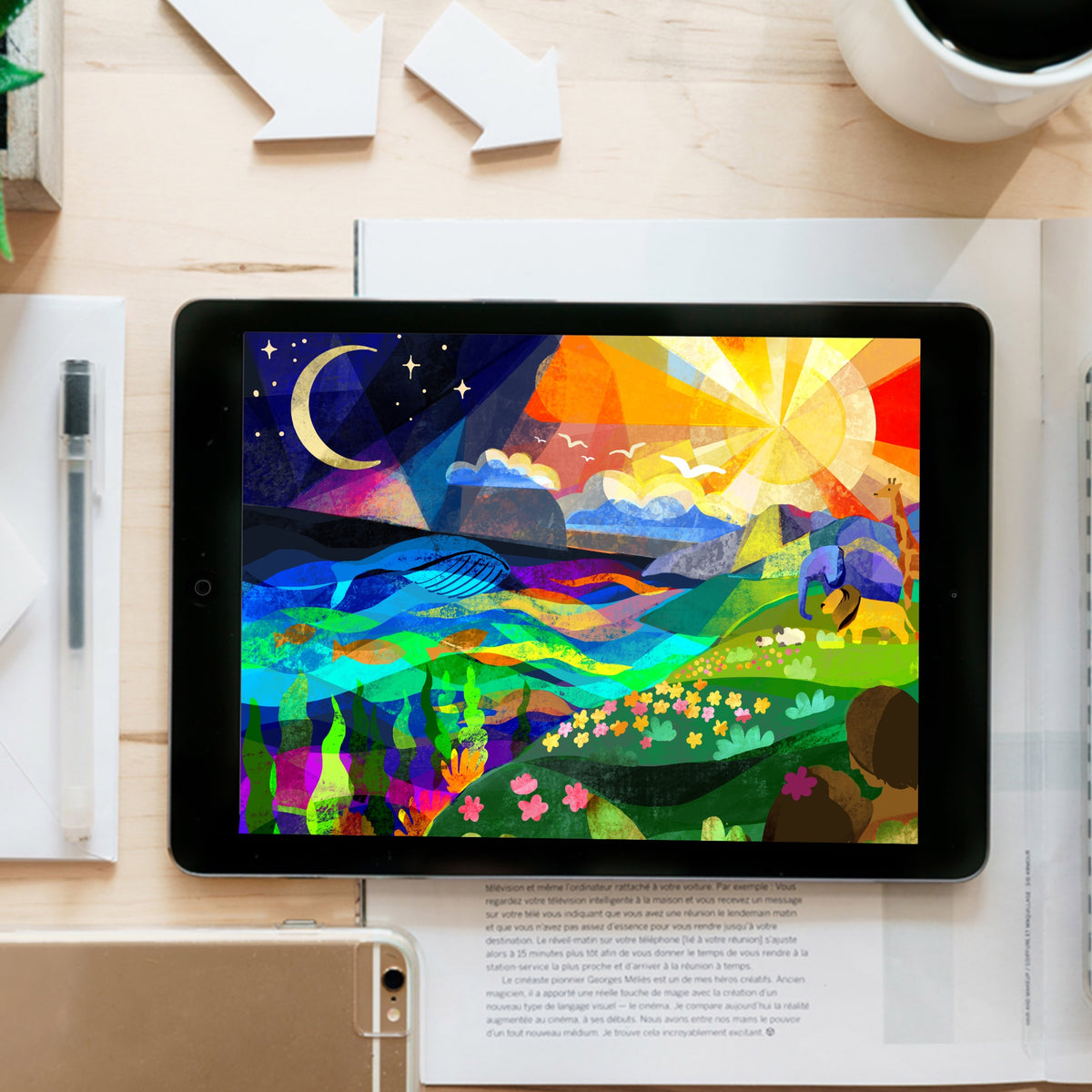 Creation - God saw that it was good - instant digital download