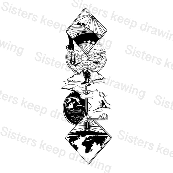 Life of King David - Bible Tattoo Transparent PNG