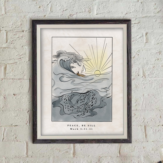 Peace, Be Still - Mark 4:35-41 - Print