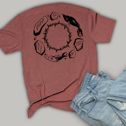 Crown of Thornes Five Loaves Two Fish - Softstyle Triblend T-Shirt