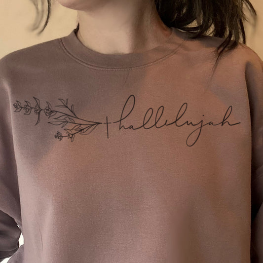 Hallelujah with Hyssop -  Softstyle Crewneck