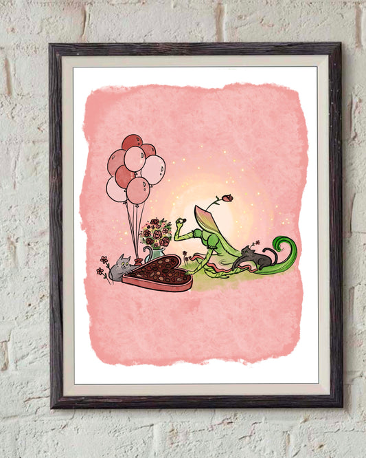 Life’s Like a box of Chocolates -Grim Reaper-Print