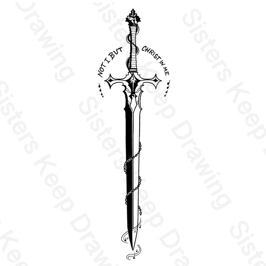 Sword of Paul Tattoo Transparent PNG