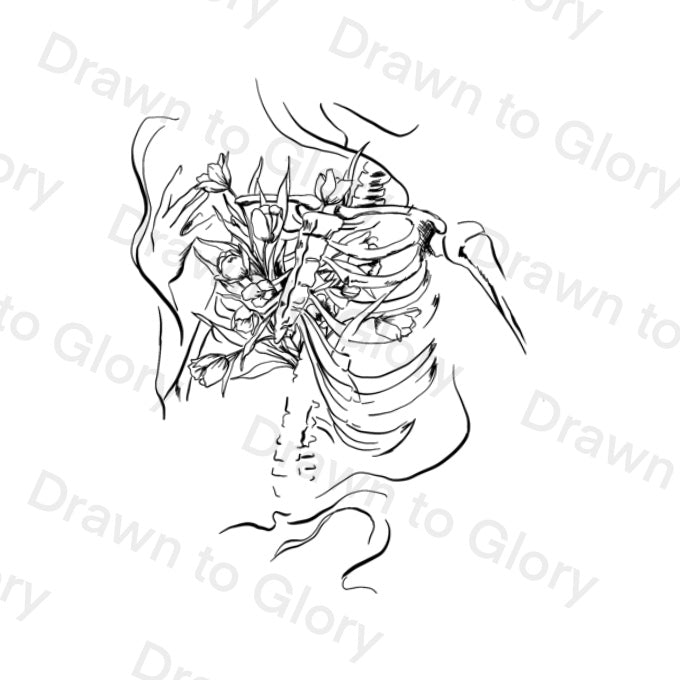 Dry Bones Come to Life - Ezekiel 37 - instant download digital printable artwork