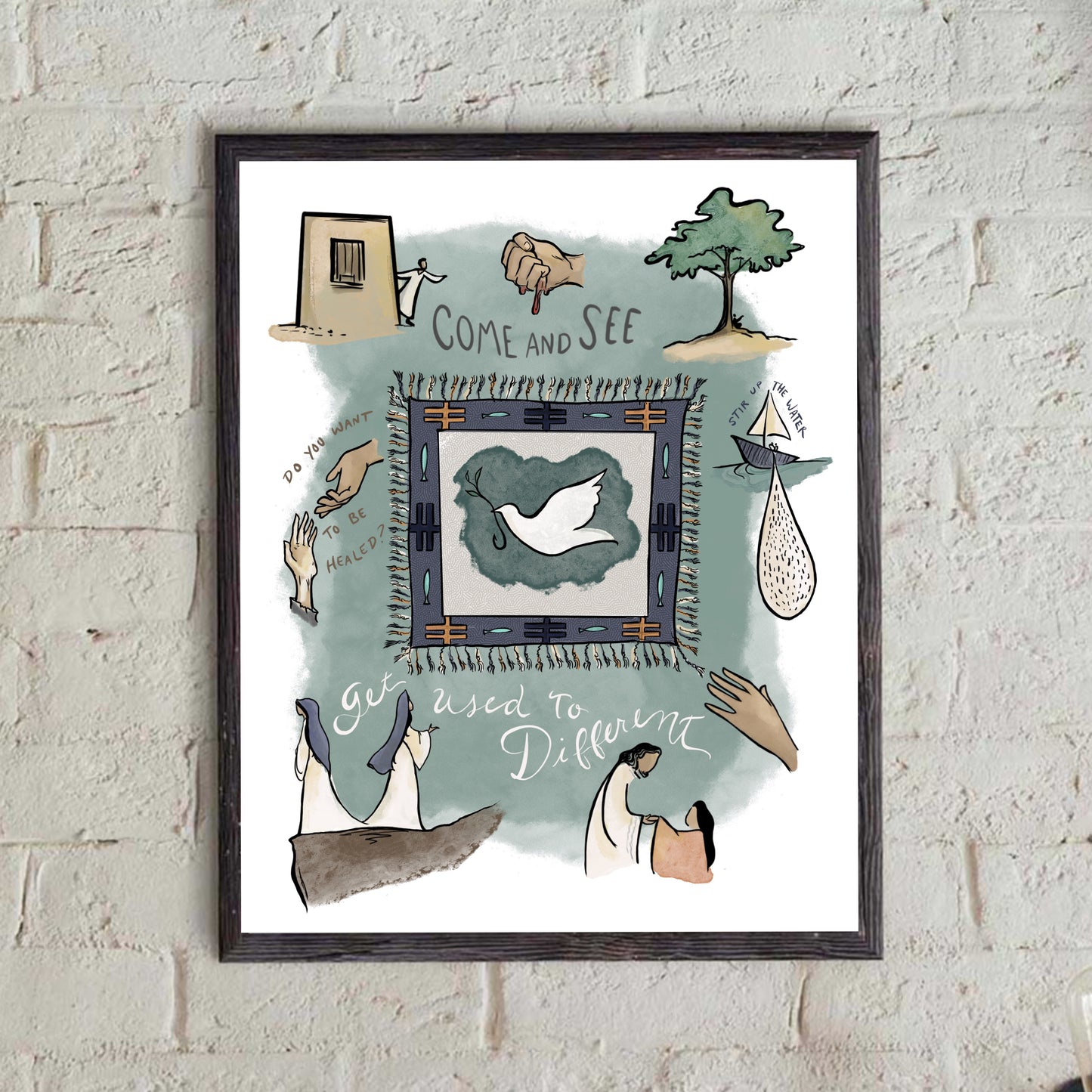 Bible Collage - Chosen Inspired - Print