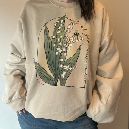 Cast All Your Cares on Him -  Softstyle Crewneck