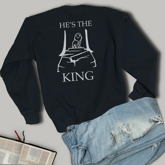 He's The King  - Softstyle Crewneck
