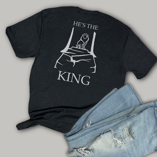 He's the King - Softstyle Triblend T-Shirt