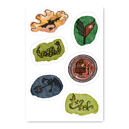 Dragon Sticker Sheet